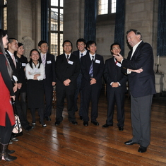 With Scholars at Rhodes House Welcome Lunch event 2009