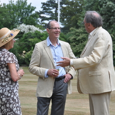 With Dr Dianne and Prof. Keith Gull, Principal of St Edmund Hall  Summer Lunch 2010