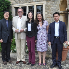 With Scholars Yimin Wu and Xiao Wan along with Lord Wei   Hailey Summer Lunch 2012