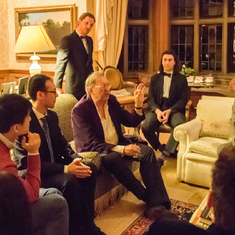 Festive dinner parties at Hailey with scholars and other guests 2017
