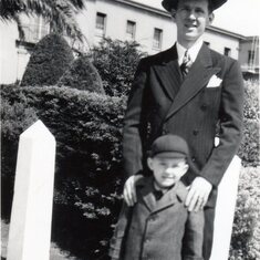 Tim with his Dad,  Roy Joseph Tierney