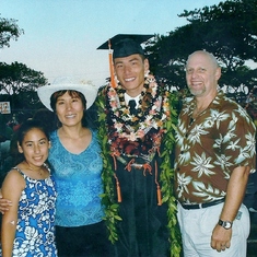 Graduation from Campbell, 2002