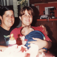 Tina, Bambi and my son Michael Morrissey July 1993