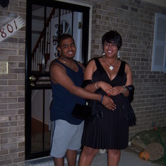 Me and my sis on her prom night
