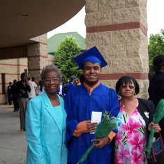 Graduation Day with both of my best Grandmas