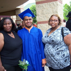 Graduation Day with Aunt Nessy and cousin India