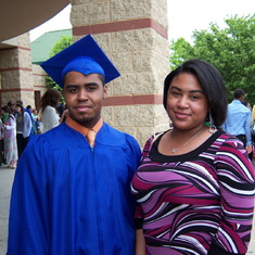 Graduation Day with my sister Tyana