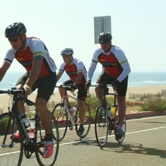 The last 25 miles of the 2012, 999 memorial ride