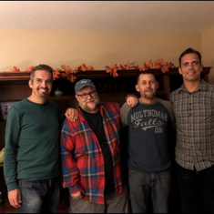 Annual "guys" Holiday photo (2018)
