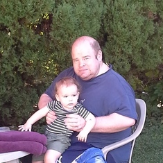 Anthony with Uncle Todd