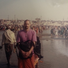 Pilgrimage to the Ganges River for Kumbh Mela festival