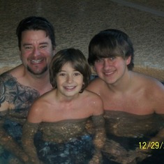 Here is my "three strong boys" as he always called them. Always smiling!