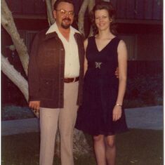 1974 Engagement photo  