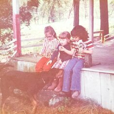 1971 the Stibbe Girls and Charlie Woodsfield, OH