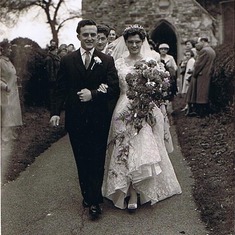 Tom & Joan Wedding  30th March 1957