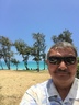 Tony at our favorite Oahu swimming beach, Waimanalo.