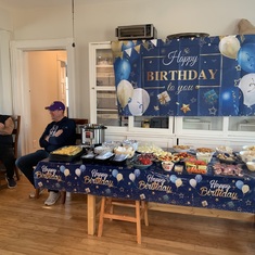 61st birthday spread