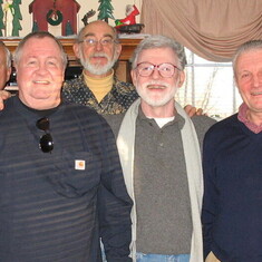 December 2010 - Jean Brodeur, Tony Fassel, Josef Kozaka, Rick John, and me.  Fond memory
