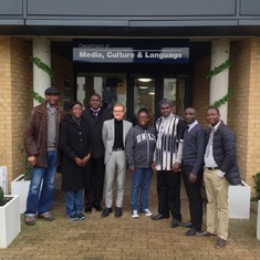 Tope with Commonwealth Fellows and the head of MCL department, April 2015