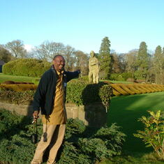 Our man in the grounds of Gregynog