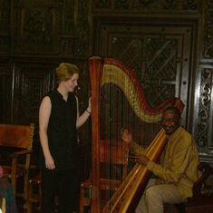 Tope at Gregynog, laying down beats on the Welsh harp...