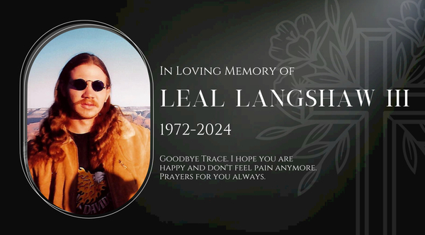 Trace Leal Vern Langshaw, III