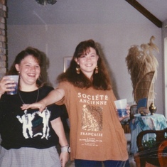A typically cheerful young Tracie (‘92?)