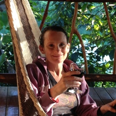 Enjoying a relaxing hammock in a rainforest hut in Belize