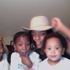 me cy'la and noah just trying to keep them happy