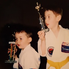 Trevor and John Jackson NJ Bryan Klein Taekwondo.