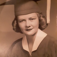 Granny Dell when she graduated high school.