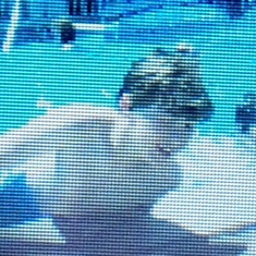 Trevor swimming at Wildwood New Jersey.