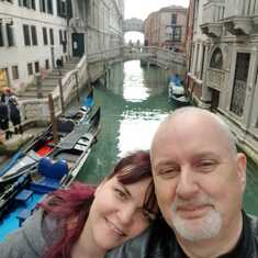 Us on our honeymoon in Venice Dec 2019