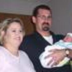 Uncle Trey and Aunt Kelly when Elizabeth was born