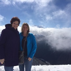 My mountaintop moment with my best friend... Such a special gift to have...
