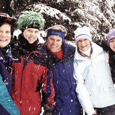 Snowshoeing with the Bettys