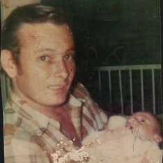 My Daddy And Me When I Was  A Baby