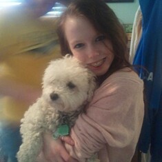 Trista and Puppy