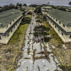 Abandoned former barracks at Ford Ord