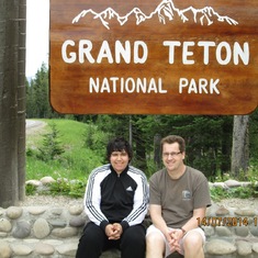 Pit stop at Grand Teton National Park