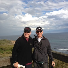 Troy and Alan in Australis