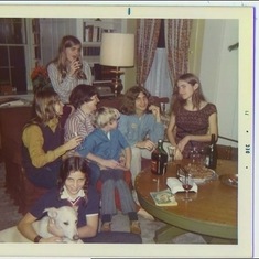 Christmas eve, Tuck with all the kids. 1968.