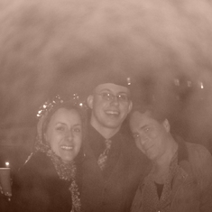 NYE 2009 with Apheia and Michael on the rooftop in Gettysburg