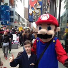 Times Square is okay, but I'd rather be with Spiderman...