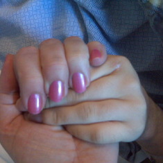 Tyler had the most beatiful gentle hands of any boy I knew.  I was always holding them.