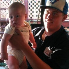 daddy and ryder on his first fathers day!!