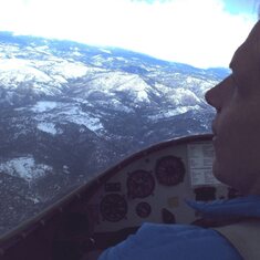 2014: high in the sky above Boulder Colorado