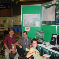2005: hanging with colleagues at the Esri conference in San Diego, California