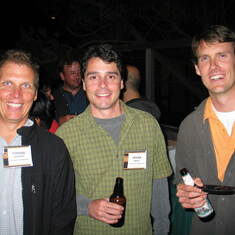 2005: fun with work colleagues at the SCGIS Conference in Monterey, California