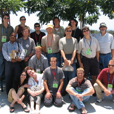 2005: San Diego, California with colleagues at the Esri International User Conference